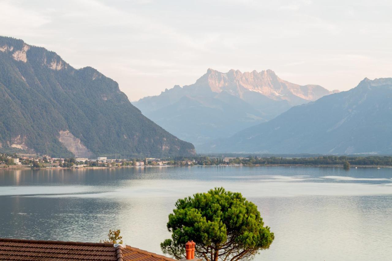 Les Amandiers Apartment Montreux Luaran gambar